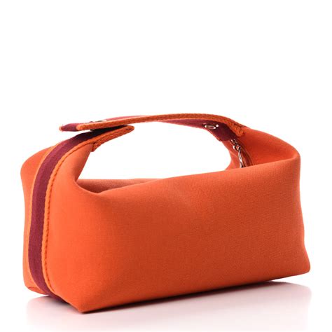 hermes orange pouch